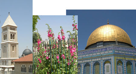 Steeple of the Lutheran Church of the Redeemer, The Dome of the Rock, Jerusalem